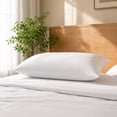 thumbnail image 1 of Yeciiwht Ergonomic Neck Pillow - Soft Breathable Bed Pillows with Cervical Neck Support, White Flat Pillow for Side & Back Sleepers, Bed, Sofa, 1 of 5