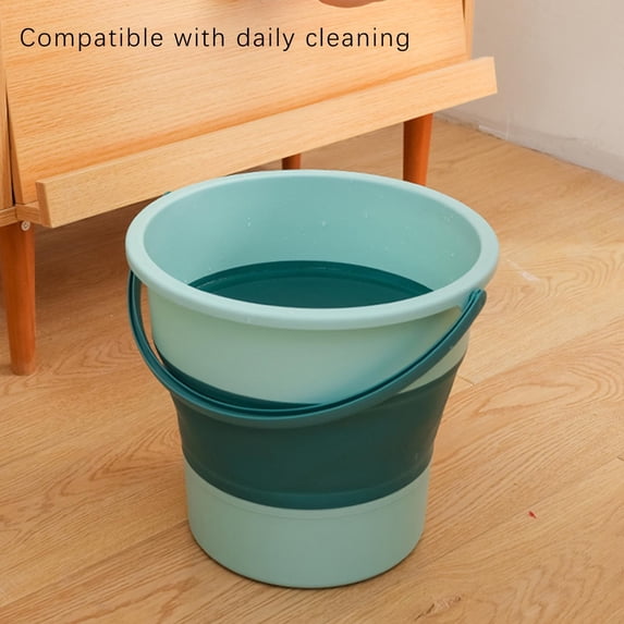 Yeciiwht Foldable Bucket - Collapsible Car Wash & Portable Foot Tub, Telescopic Design for Space Saving Storage