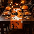 thumbnail image 1 of Yeciiwht Halloween Table Runner 13x72 in, Pumpkin Ghost Table-Runners Linen Breathable Fabric Table Runners for Fall Party Dining Table Holiday Decor, 1 of 6