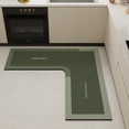 thumbnail image 1 of Yeciiwht L Shaped Non-Slip Kitchen Rugs, Stain Resistant Quick Dry Kitchen Mat, Machine Washable Soft Foldable Kitchen Mats for Home, Kitchen, 1 of 5