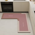 thumbnail image 1 of Yeciiwht L Shaped Non-Slip Kitchen Rugs, Stain Resistant Quick Dry Kitchen Mat, Machine Washable Soft Foldable Kitchen Mats for Home, Kitchen, 1 of 5