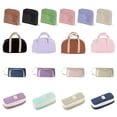 thumbnail image 1 of Yeciiwht Large Capacity Pencil Case - Macaron Color, Expandable Stationery Box for Office Supplies Stationery Organizer, 1 of 8