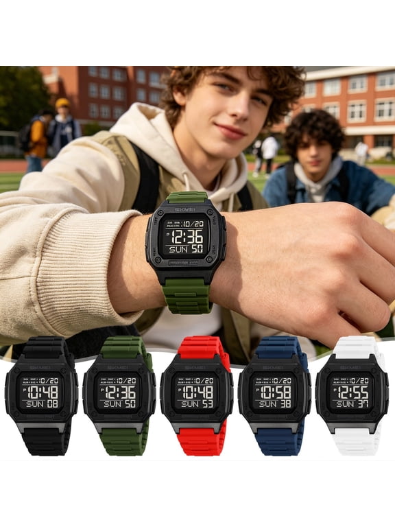 Luminous Electronic Sports Watch – Waterproof Digital Chronograph with Alarm Stopwatch Calendar for Men Women Outdoor Running Hiking