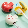 thumbnail image 1 of Yeciiwht Mushrooms Toothbrush Holders Travel Toothbrush Cover Dustprevention Toothbrush Head Protector Cap Portable Storage Case for Home and Outdoor Use, 1 of 7