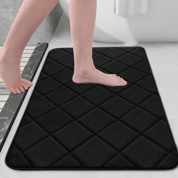 Yeciiwht Non-Slip Bathroom Rugs, Highly Absorbent Quick Drying Bathroom Mat, Microfiber Machine Washable Bath Mats for Bathroom, Kitchen, Living Room