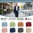 thumbnail image 1 of Yeciiwht Portable Lunch Cooler Bag, Insulated Lunch Box with Handle for Travel Office Picnic Camping, 1 of 6