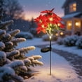 thumbnail image 1 of Yeciiwht Solar Stake Lights – Christmas Decoration with Warm Glow, Waterproof Outdoor Landscape Light for Yard, Garden & Walkways, 1 of 7