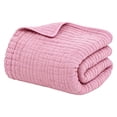 thumbnail image 1 of Yeciiwht Soft Gauze Blanket Breathable Lightweight Cotton Muslin Blankets Throw Blanket for Bed, Couch & Sofa, Cozy All-Season Home Blanket 90*90, 1 of 9