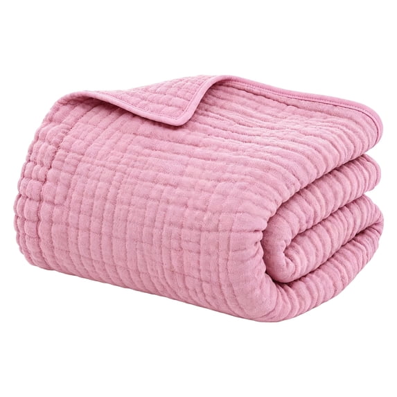 Yeciiwht Soft Gauze Blanket Breathable Lightweight Cotton Muslin Blankets Throw Blanket for Bed, Couch & Sofa, Cozy All-Season Home Blanket 90*90