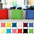 thumbnail image 1 of Yeciiwht Solid Color Pillow Covers 2-piece Indoor Pillowcase Set, Modern Style Backrest Pillow Cover Throw Pillow Case 18x18 Inches, 1 of 7