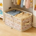 thumbnail image 1 of Yeciiwht Squirrels Patterns Foldable Clothes Storage Box Large Capacity Fabric Organizer for Closets Sweaters Blankets Pants Bedroom Wardrobe Storage Bin Multi Size, 1 of 6