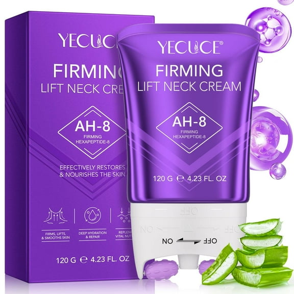 Yecuce AH-8 Firming Neck Cream, Moisturizing, Tightening Lotions Cosmetic Skin Care Skin Repair for Women, 4.23 fl.oz