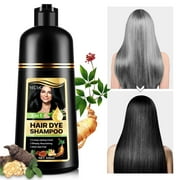 Yecuce Hair Dye Shampoo with Natural Plant, Moisturizing, 500ml, Black