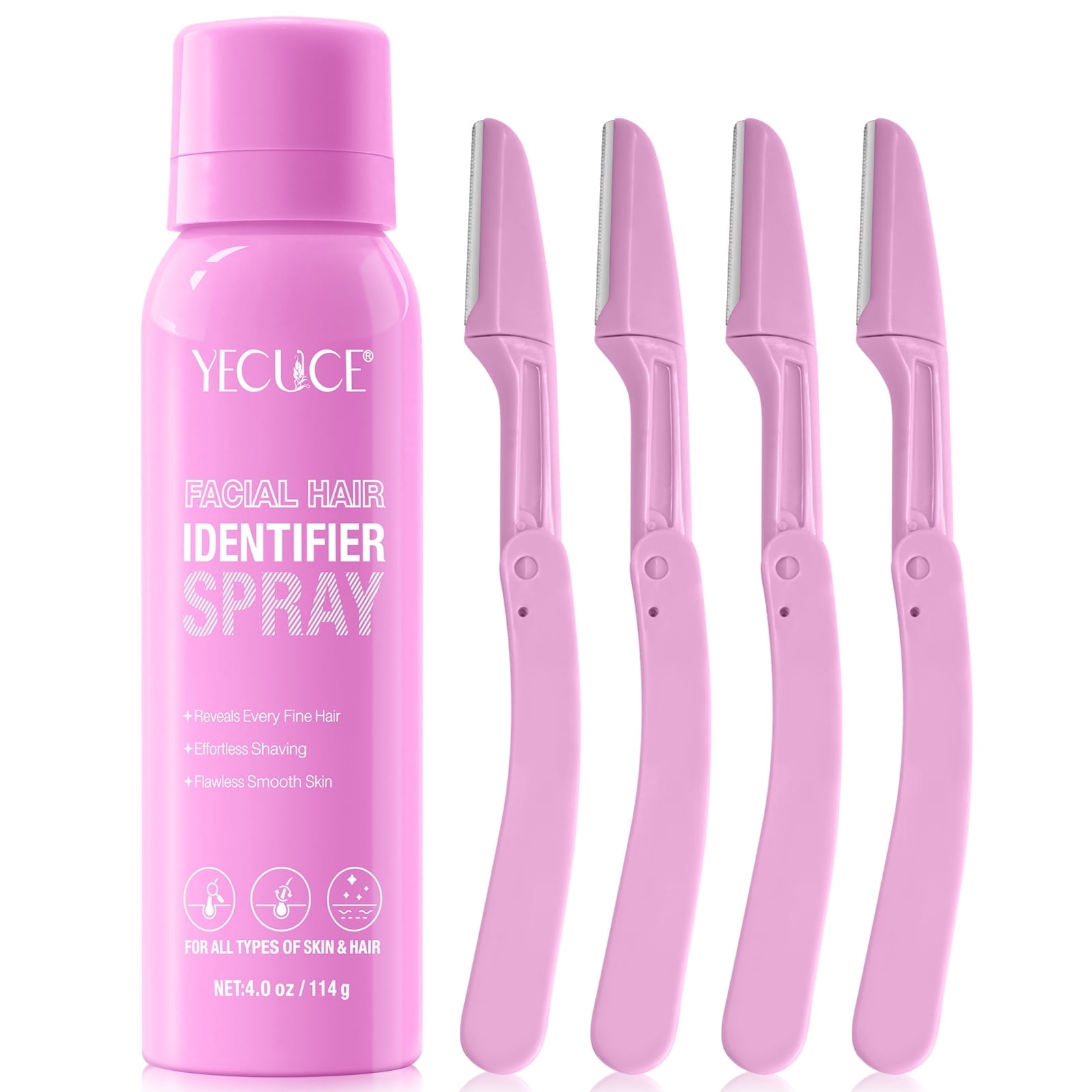 Shake Razors Yecuce Hair Identifier Spray for Face Shaving, Natural, for All Types ...