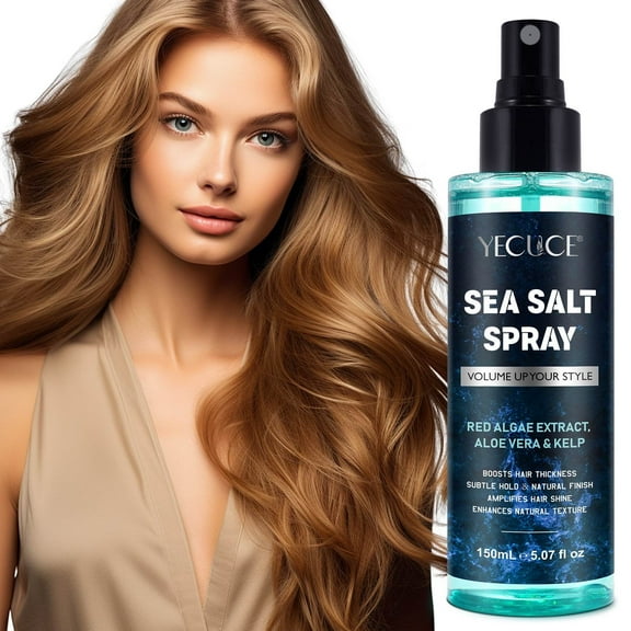 Yecuce Hair Texturizing Spray with Kelp, Aloe Vera and Red Algae, 150 mL