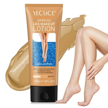 Yecuce Leg Makeup for Cover Varicose Vein, Body Foundation for Scar, Flawless Coverage, Waterproof & Long Lasting (Medium Glow)