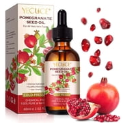 Yecuce Pomegranate Seed Oil,100% Pure & Natural Unrefined Cold Pressed Antioxidant Moisturizer for All Hair60ml/2.02fl.oz