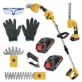thumbnail image 1 of Yedigre 21V Pole Hedge Trimmer, 2 in 1 Pole Mini Hedge Trimmer & Grass Shear, Electric Hedge Trimmer with Extension Pole, Cordless Hedge Trimmer with Battery And Charger, 1 of 8
