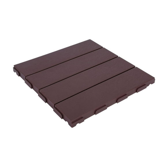 Yedigre 36Pcs Waterproof Balcony Floor Tiles, Snap Connection Slip Resistant Outdoor Flooring, Great Friction Anti-break Patio Deck Tiles with Efficient Drainage Design, Porch Backyard Pathway Tiles