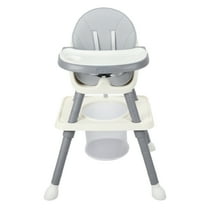 Yedigre Baby Highchair, 8 in 1 Convertible High Chairs for Babies and Toddlers, Children Dining Chair, Kids Learning Table, Building Block Table, Baby Eating Chair with Removable Dish (Grey)
