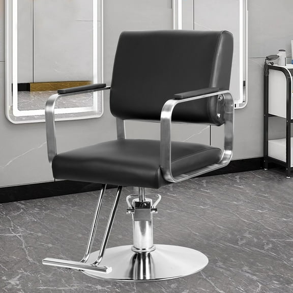 Yedigre Hydraulic Barber Chair,Salon Chair for Hair Stylist,Heavy Duty Styling Chair with Height Adjustable,Shampoo Beauty Salon Chair Equipment