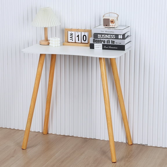 Yedigre Modern Desktop Computer Desk Solid Wood PC Work Writing Table Ergonomic Design Thickened Plate Spacious