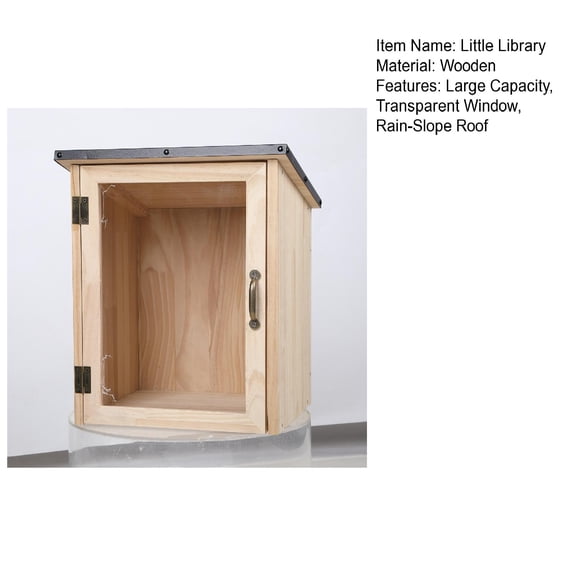 Yedigre Outdoor Library Book Box, Little Free Library Kit, Outdoor Library Book Box, Neighborhoods Community and Schools Sharing Book, Literature and Newspapers