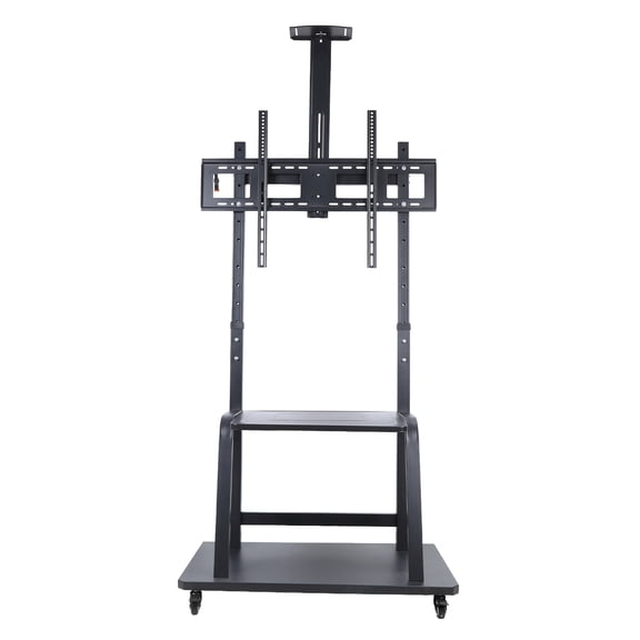 Yedigre Smart Board Stand for 40-100 Inch Interactive Whiteboard, Mobile TV Stand with 4 Lockable Wheels, Height Adjustable, Holds to 400lbs, for Classroom Home Office