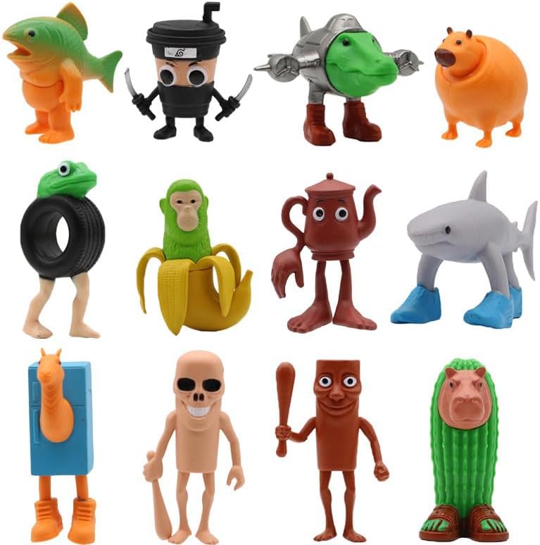 Healife – Figure Collezionabili Tralalero Tralala – Personaggi Tung Tung Tung Sahur – Stampate In 3D – Decorazione E Regalo