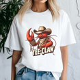 thumbnail image 1 of Yee Claw Yee Haw Crab Shirt, Cowboy Crawfish Meme Shirt, Funny Crawfish Tee, Summer Tee, 1 of 5