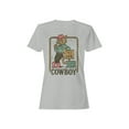 thumbnail image 1 of Yee Haw Cat Cowboy Graphic Women's T-shirt, 1 of 3