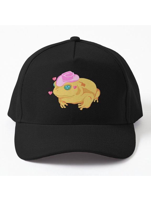 Yee Haw Frog Baseball Cap, Western Amphibian Character Graphic Design, Classic Hat