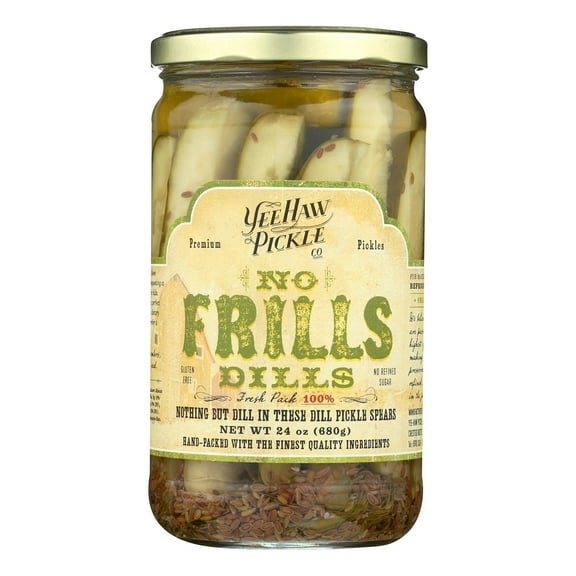 Yee Haw Yeehaw No Frills Dills 24 Oz (Pack Of 6)