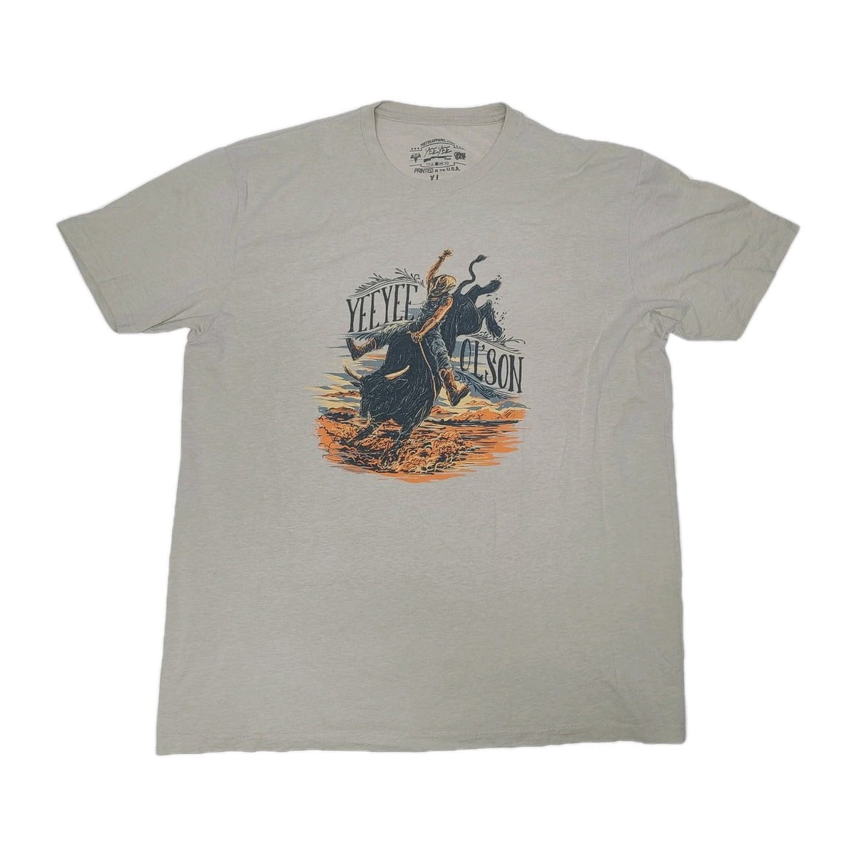 Bull Rider Cloth Yee Yee Olson Rodeo Bull Rider Graphic T-Shirt - Walmart.com