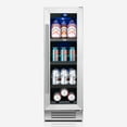 thumbnail image 1 of Yeego 12 Inch Beverage Refrigerator,  60 Cans Beverage Cooler with Glass Door, Mini-Fridge for Home,Office, 1 of 8
