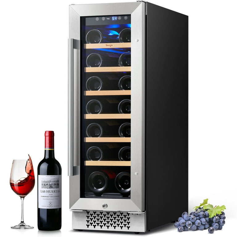 Wine cooler best sale fridge walmart