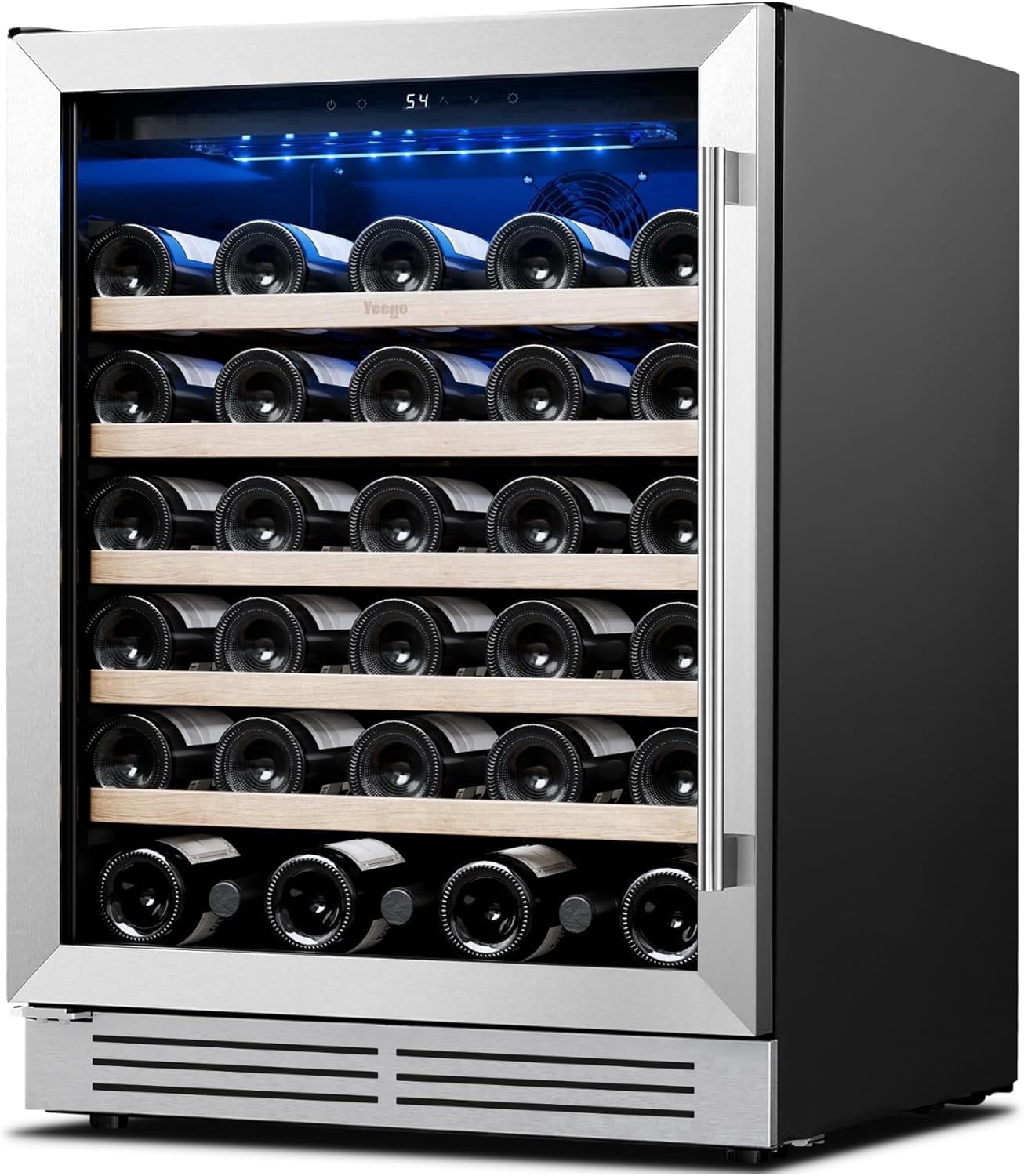 Whirlpool 25 Bottle 2.7 cu ft Wine Fridge - Stainless Steel JC-75Z