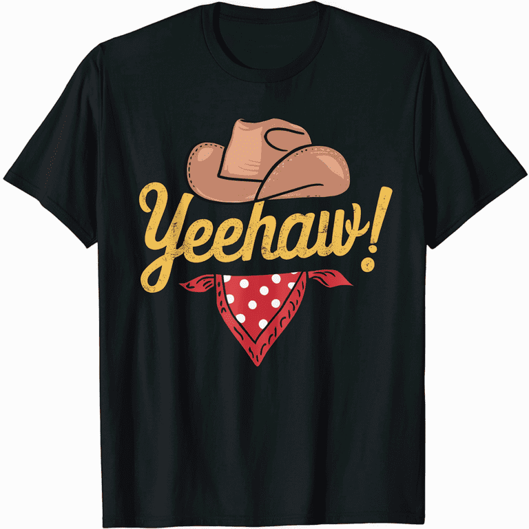 Cowboy Cowgirl Tshirt Yeehaw Country