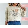 thumbnail image 1 of Yeehaw Cowboy Sweatshirt, Western Rodeo Crewneck for Women, Oversized Halloween Country Shirt, 1 of 5