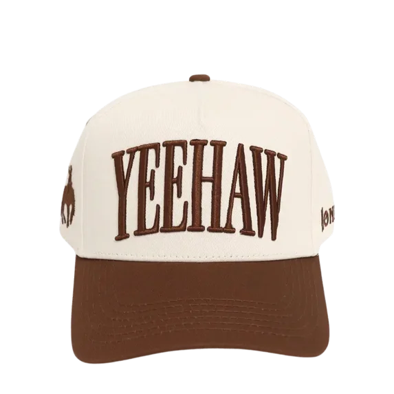 Yeehaw Cowboy Trucker Hat, Embroidered Adjustable Snapback Cap for Men and Women, Western Rodeo Style Hat for Country Music Lovers and Outdoor Adventures