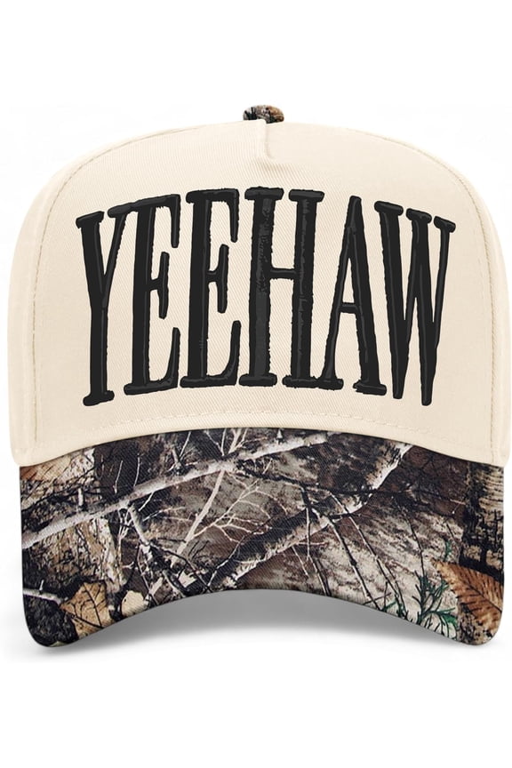 Yeehaw Hat (Tree Camo/Natural)