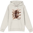 thumbnail image 1 of Yeehaw! Pin Up Cowgirl Adult Sand Long Sleeve Hoodie-Small, 1 of 4
