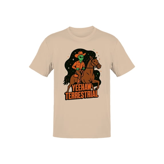 Yeehaw Terrestrial Alien Cowboy Men's T-shirt