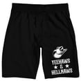thumbnail image 1 of Yeehaws & Hellnaws Men's Black Sleep Pajama Shorts-3XL, 1 of 3