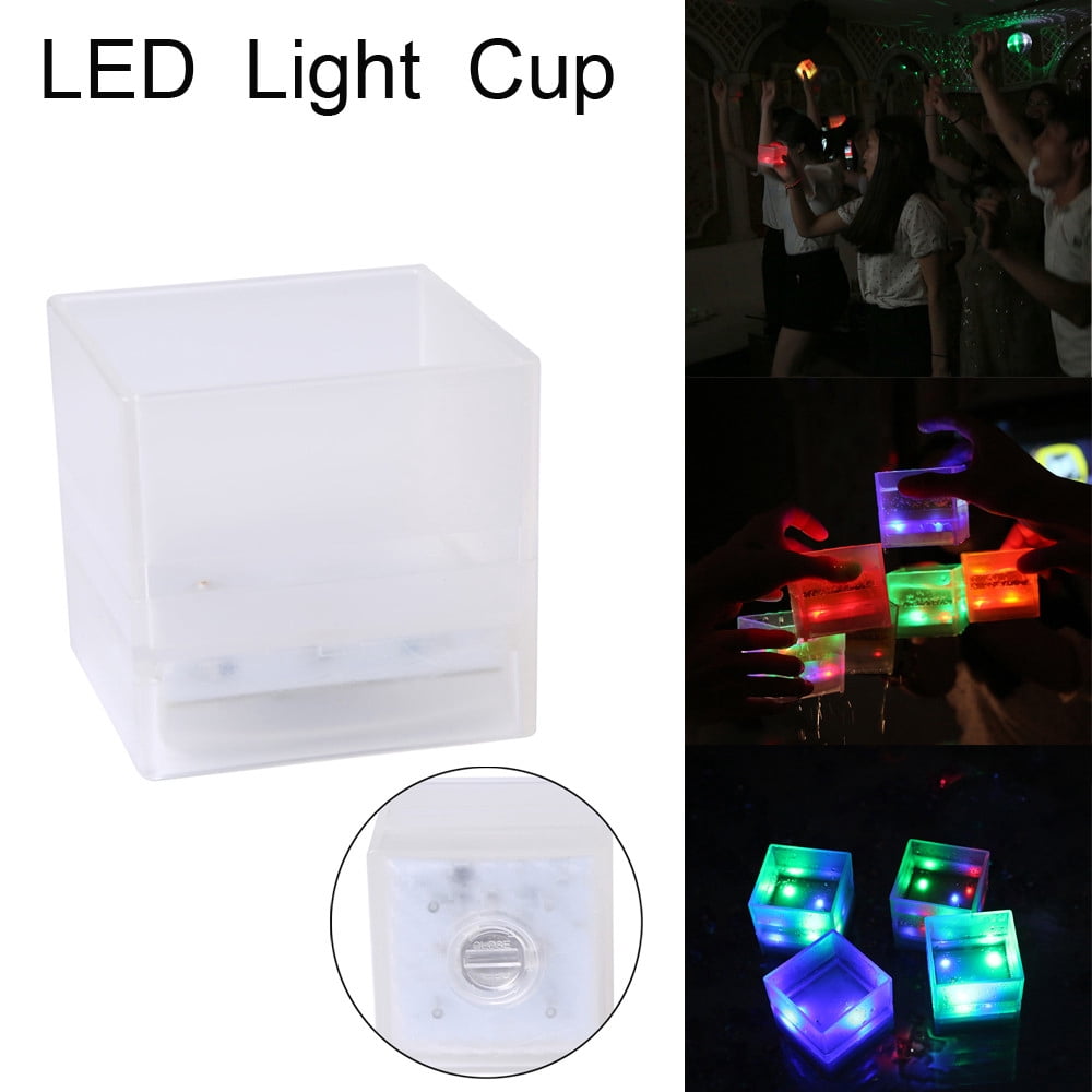 Pvc Cup Led Yeenaozey Glass&Bottle Led Flashing Pvc Cup Glowing Water Liquid ...