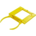 thumbnail image 1 of Yeeoy Drum Grabber 1500 LBS Capacity, Single Fork Mounted Drum Gripper, Hinged Folding Arm Design for 55 Gallon Drums up to 22.4" Diameter for Warehouses Factories Garages, Yellow, 1 of 8