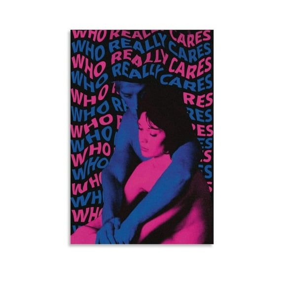 Yeepi Who Really Cares Tv Girl Poster for Bedroom Aesthetic Canvas Art Wall Decor