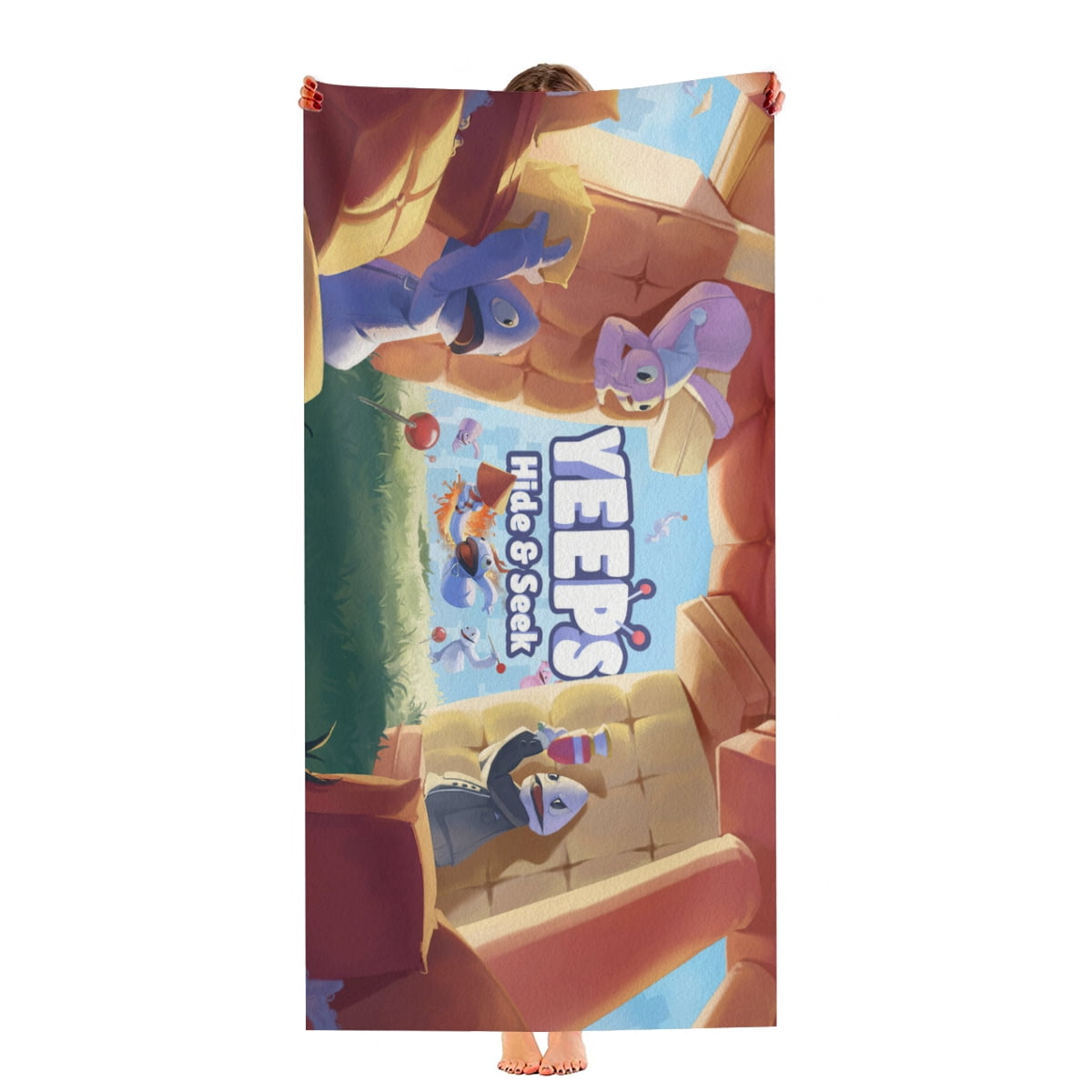 Yeeps Beach Towel 30"x60"for Women Girls Boys Teenager Men Quick Drying Microfiber Birthday Gift