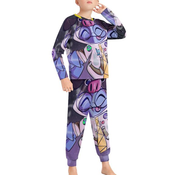 Yeeps Hide And Seek Pajama Suit Sleepwear Long Sleeve Top And Pants Pajama Set Home