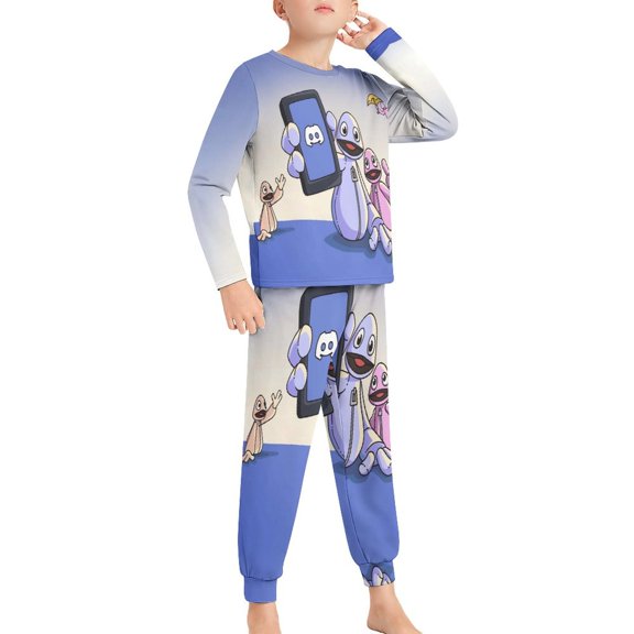 Yeeps Hide And Seek Pajama Suit Sleepwear Long Sleeve Top And Pants Pajama Set Home